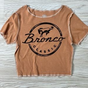Vintage Bronco Crop Top size S moto cars